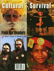 Cover of Cultural Survival Quarterly 2001